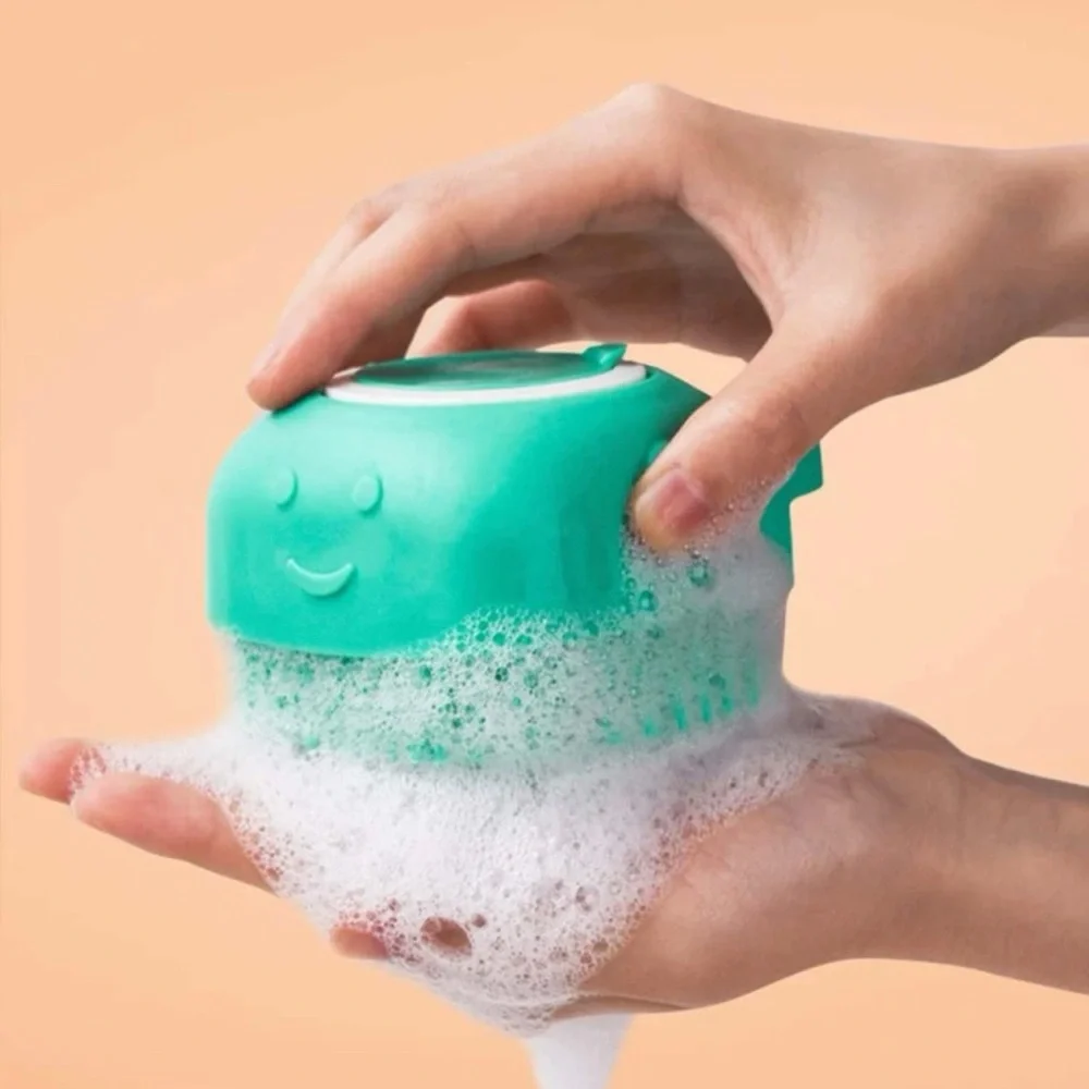 1 Pc Pet Wash Brush Shampoo Massager Shower Soft Silicon Bath Brush